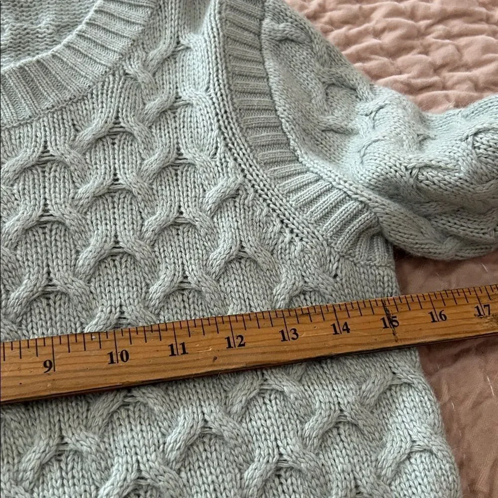 J. Crew Sage Cable Knit Sweater size small